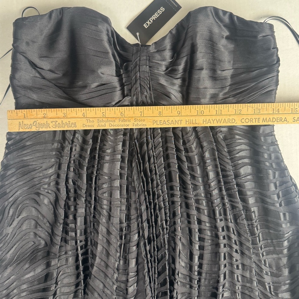 Express Strapless Black Cocktail Dress Women’s Size 4 NWT - Picture 7 of 11